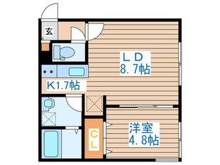 プライムコート西町の物件間取画像